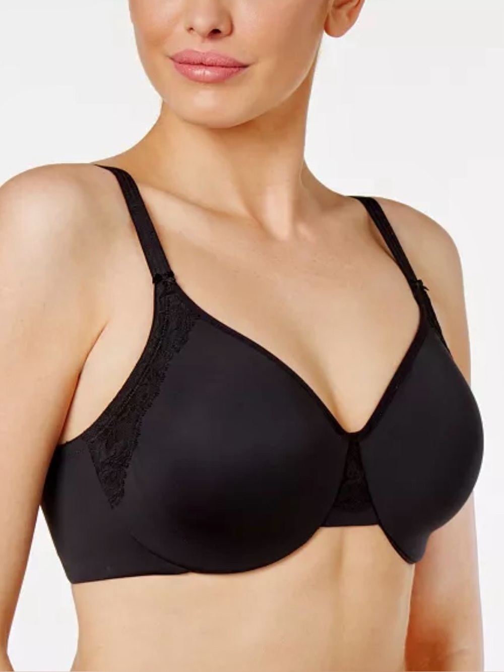 •Olga 40D Cloud 9 Black Minimizer Bra! NEW!